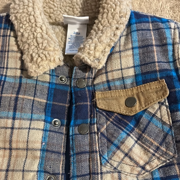 Flannel Jacket with fleece collar - Picture 2 of 6